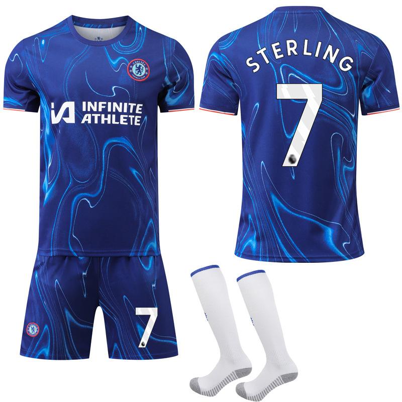 2024-25 Chelsea Football Jersey Set Jersey No. 20 Palmer 7 Neto 14 Felix Jersey Spot