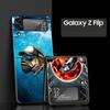 Hunting Fishing Man Hard PC Phone Case For Samsung Galaxy Z Flip 7 6 5 4 Black Cover For Galaxy Z Flip 3 Foldable Fundas Shell