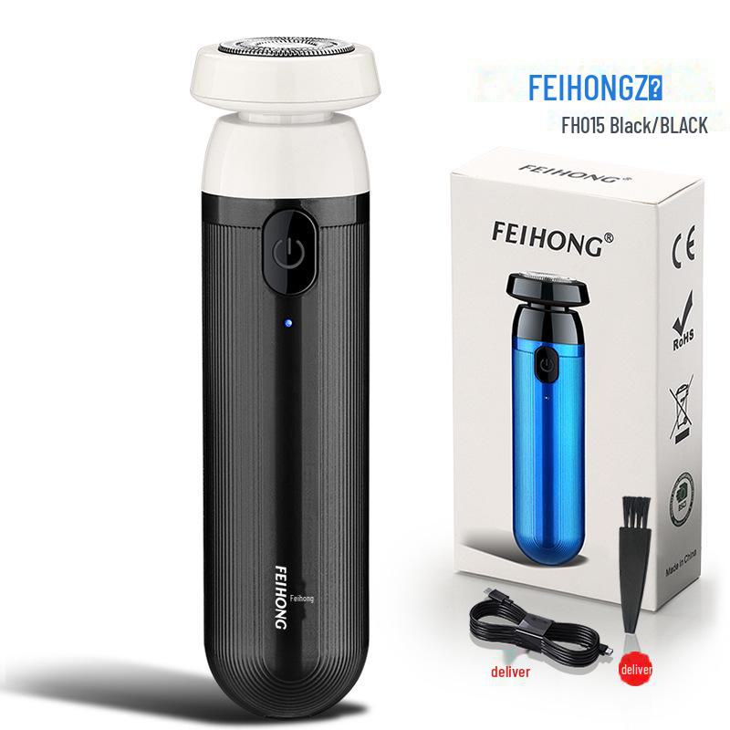 Mini aparat de ras electric reîncărcabil Feihong FH015 pentru bărbați
