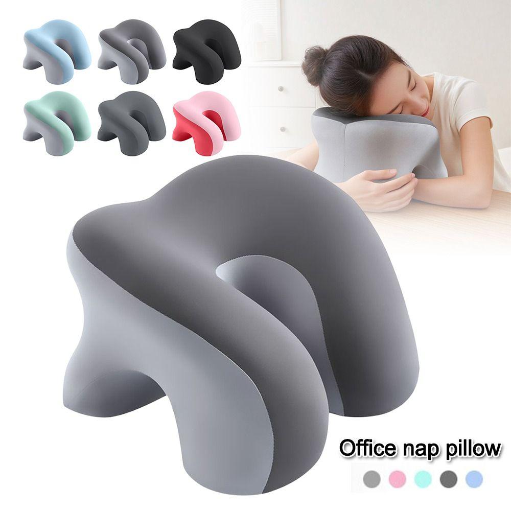 Breathable Student Sleeping Pillow High Density Hand Pillow Portable Office Nap Pillow