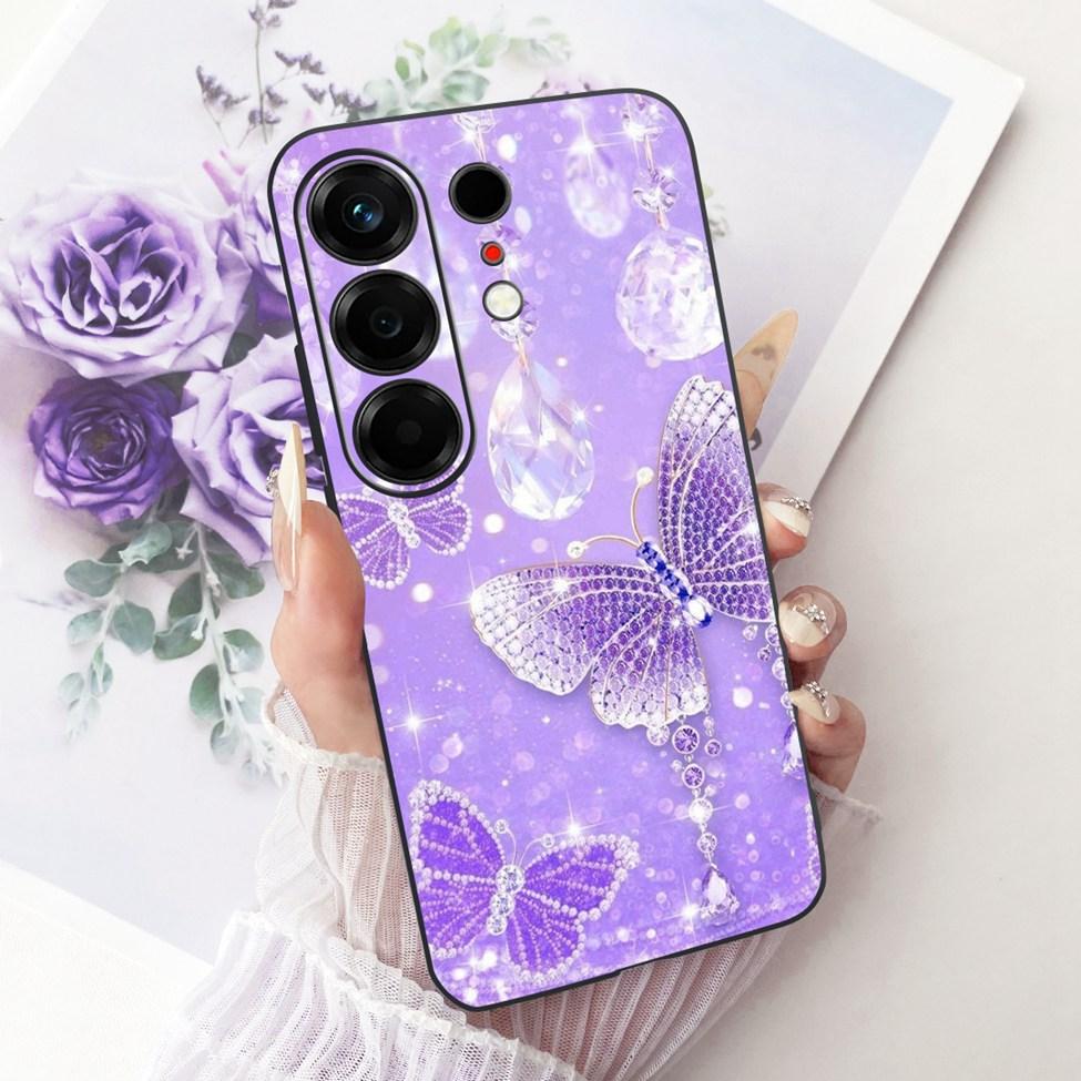 For Tecno CN5 Case For Tecno Camon 50 4G Cover Fashion Butterfly Cute Cat Cool Painted Soft Phone Casing For Techno Camon50 4G