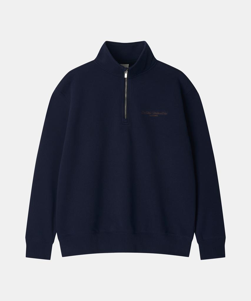 Delma W Wellness Club Sweat Quarter Zip-Up - Navy