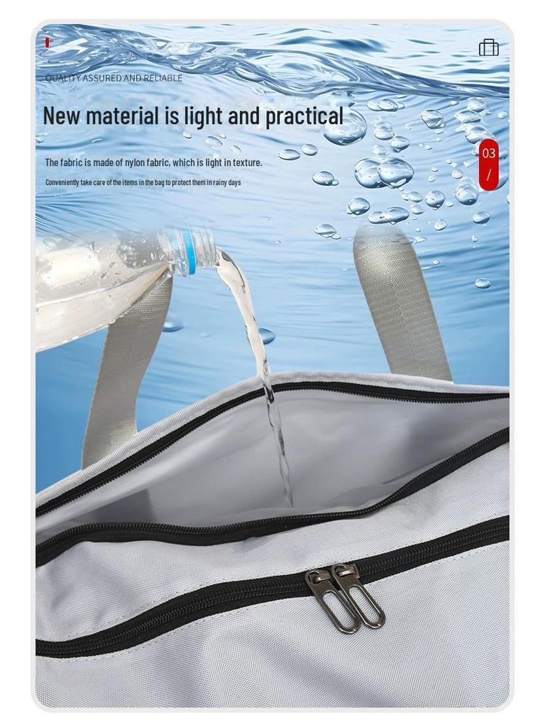 Large Capacity Unisex Travel Bag with Dry/Wet Separation for Sports, Fitness, and Swimming.