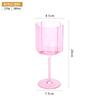 Multicol Crystal Glass Cocktail Goblet Transparent Champagne Cup Creative Light Luxury Retro Petal Wine Glasse Colorful Wine Cup
