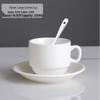 Changqi Large Bone China Coffee Cup & Saucer Set