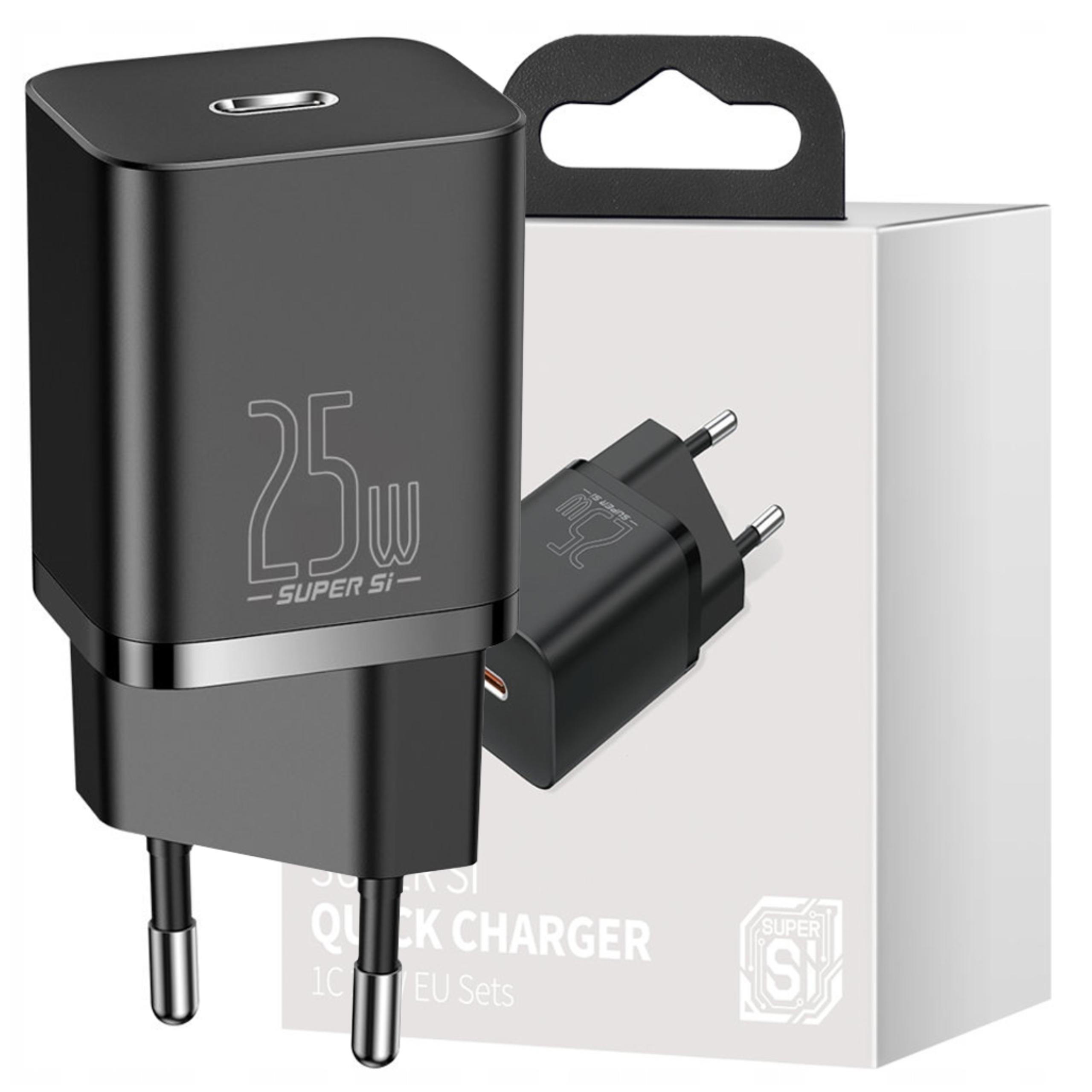 Caricabatterie da Muro Baseus Super Si Quick Charger 1C 25W (Nero)