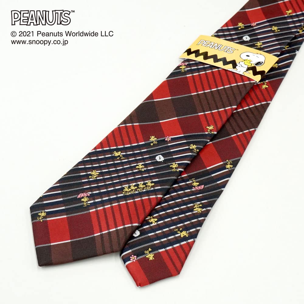 Tie Snoopy Necktie PNDW0273 Red SNOOPY Business Brand Necktie Present [Peanuts]