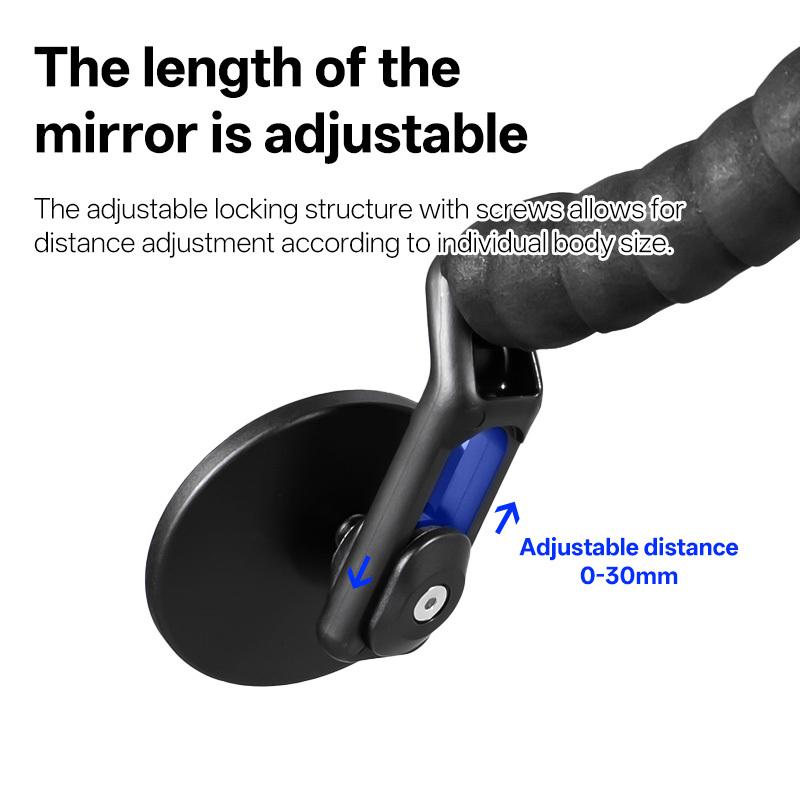 Bicycle Rearview Mirror 360 Degree Rotatable Adjustable Bike Handlebar End Mirror for Cycling Mountain Road Bike Accessories