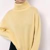 076 High Collar Autumn Winter Loose Knitwear Sweater - New Style for Europe, America, and Russia