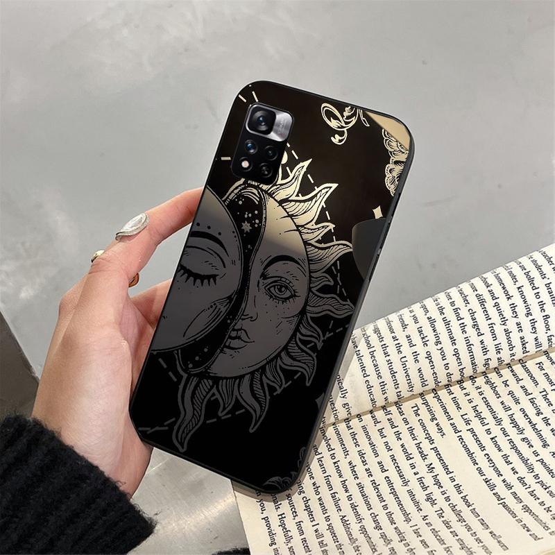 Moon And Sun Phone Case For Xiaomi Redmi Note 13 12 Pro 11S 11 10 Pro 10S 12S Redmi 10 9C 13C
