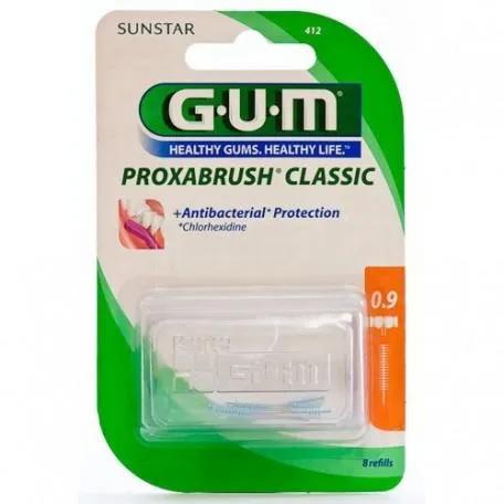 Proxabrush Classic Cepillo Interdental Con Clorhexidina 0,9 мм 8 Unidades Gum