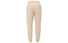 Jordan Vintage Solid Color Elastic Cuff Fleece Lined Lace Up Knitted Sweatpants Men's Brown FN6357-244