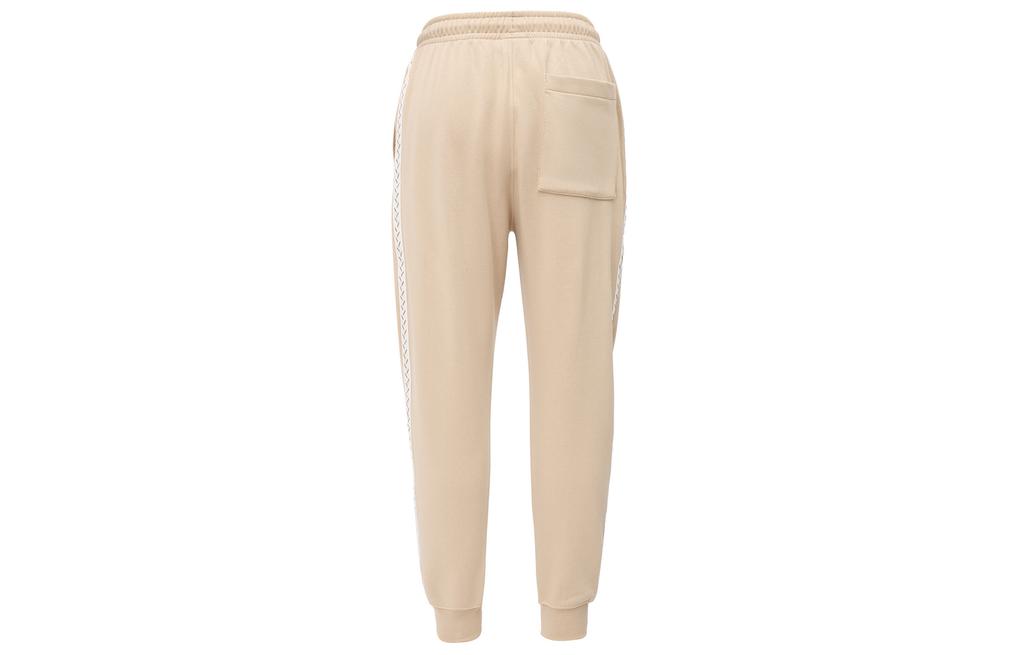 Jordan Vintage Solid Color Elastic Cuff Fleece Lined Lace Up Knitted Sweatpants Men's Brown FN6357-244