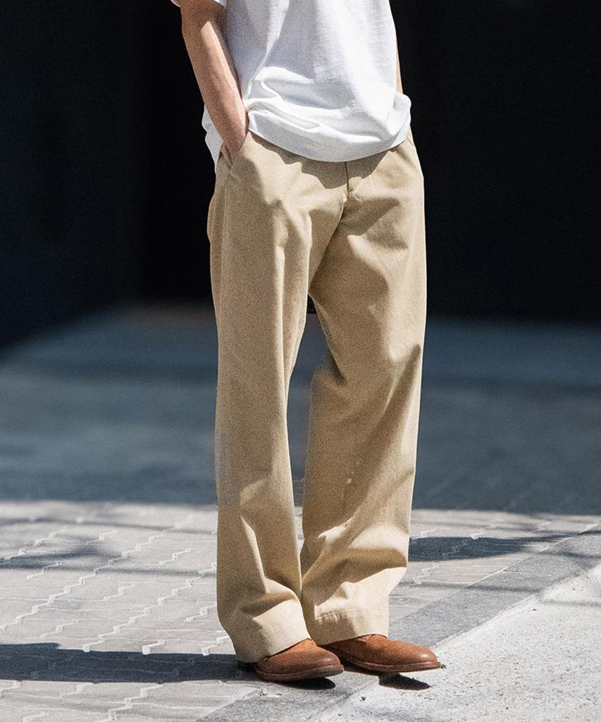 Seoseutein Standard Chino Pants Beige