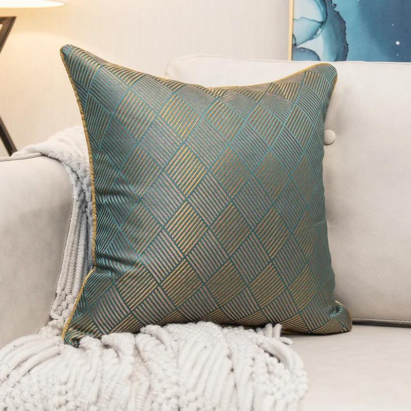 Luxury Sofa Cushion Pillow Nordic Style European Luxury Pillow Model Room Villa Living Room High Grade Pillow Case