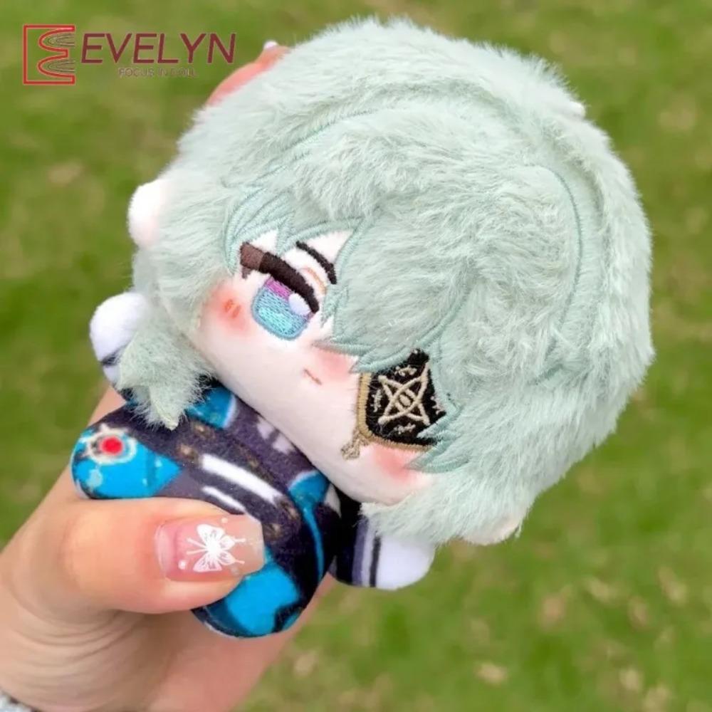 Evelyn 10CM Mini Anime Niedliche Plüschpuppe Körper Anhänger Schlüsselanhänger Baumwollpuppe Stofftier Spielzeug Figuren Cosplay Weihnachtsgeschenk