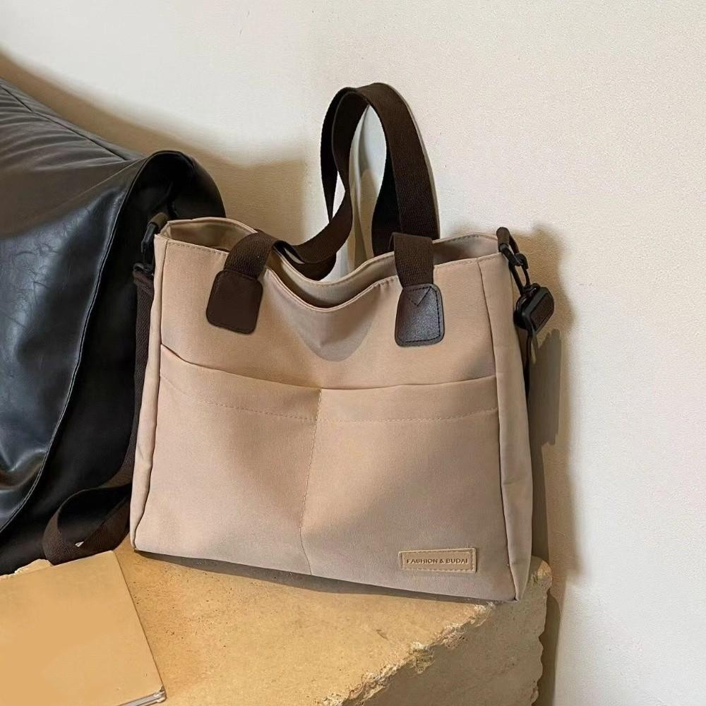 

Portable Large Capacity Bag with Shoulder Strap Travel Shoulder Bag Crossbody Bag Daily Use хаки