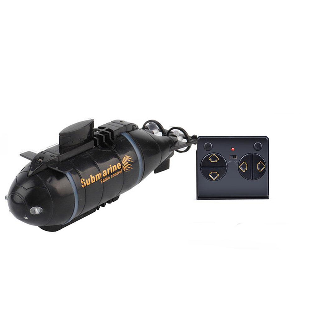 6-канальная радиоуправляемая подводная лодка, лодка, подводная симуляция, мини-лодки, перезаряжаемый корабль с дистанционным управлением 2,4 ГГц, электрические игрушки для мальчиков, детей чёрный