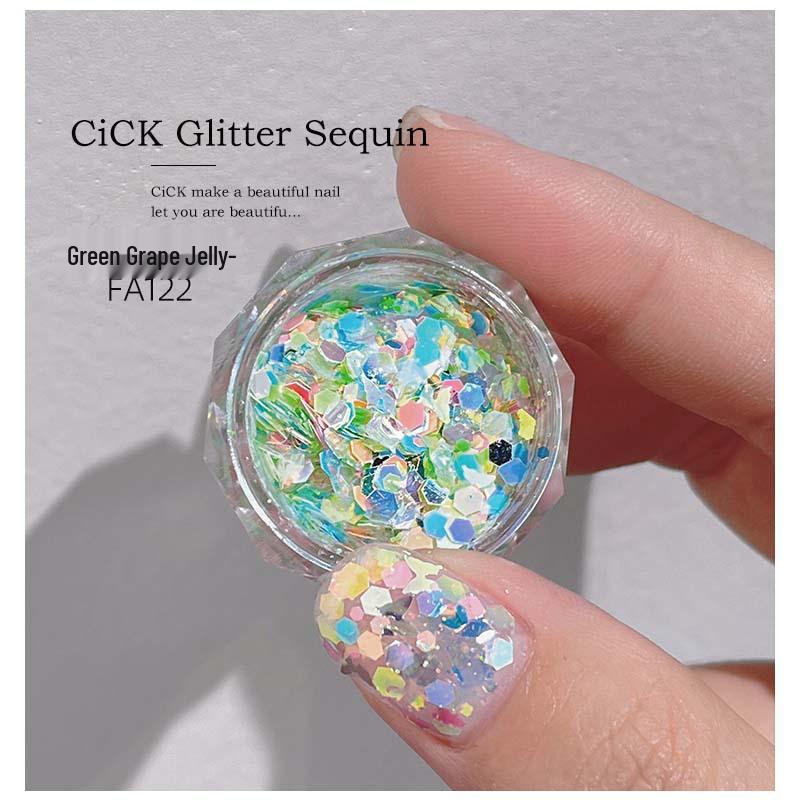 

2025 Korean Style Super Sparkle Nail Art: Spring/Summer Ultra-Thin Large Sequin Glitter Accessories