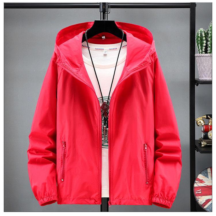 Summer Men and Women Sunscreen Clothing Couple Long-sleeved Windbreaker Breathable Quick Dry Clothes Reflective Travel Jacket