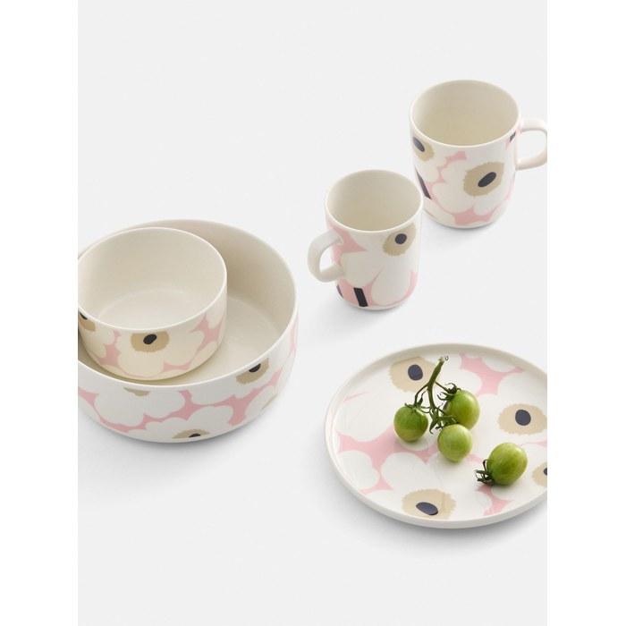 Marimekko Unikko Mug 250ml Women's 52_1_52263475266 Off-White/Pink/Sand