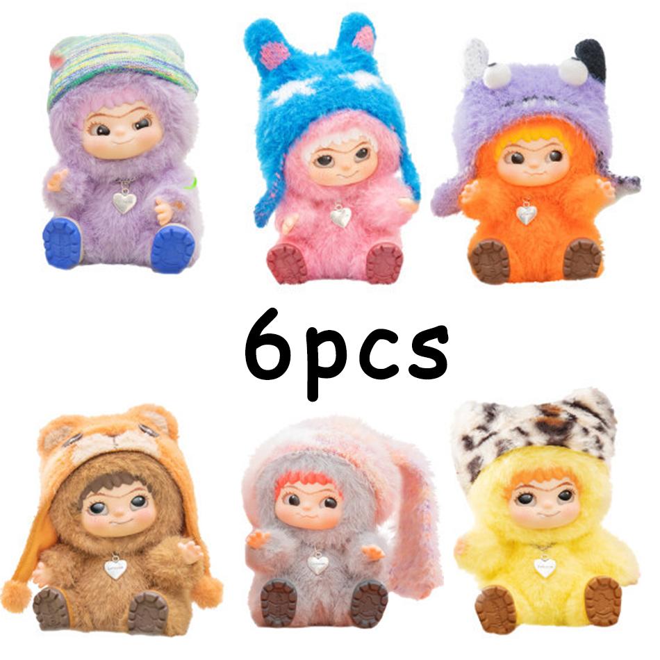 Wakuku Fuzzy In Fashion Fun Party with Box Cute Wakuku Figure Action Box Mystery Cute Doll Bag Pendant Doll Surprise Gift Toy