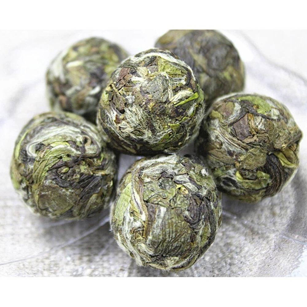 250g Mini pearl bai mu dan white cake,Chinese white tea balls,Pai Mu Tan tee