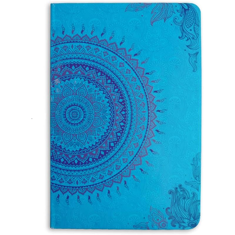 Doodle Hard Bound Notebook Diary | A5 | 80 Gsm | Undated | 192 Ruled Pages(5.5X8.5 Inches), Ethnic Motif Diary For Girls