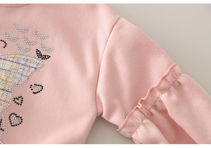 Korean Style Children's Spring/Autumn Long-Sleeve Hoodie Set for Girls - Street Style Casual Wear 2026