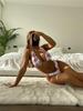 Floral Print Strappy Two-Piece Bikini Swimsuit for Women 2022