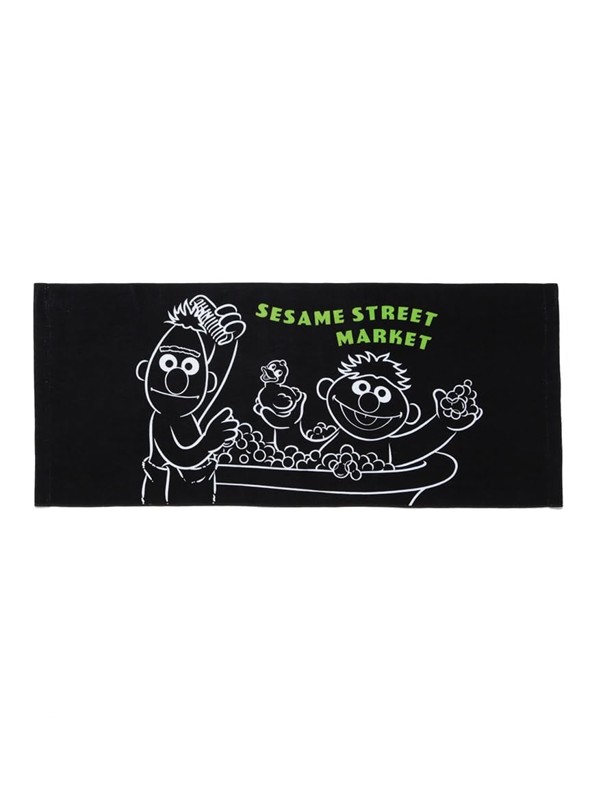 

Рынок Улицы Сезам Принт Лицевое полотенце SSMUGG253404BLKF