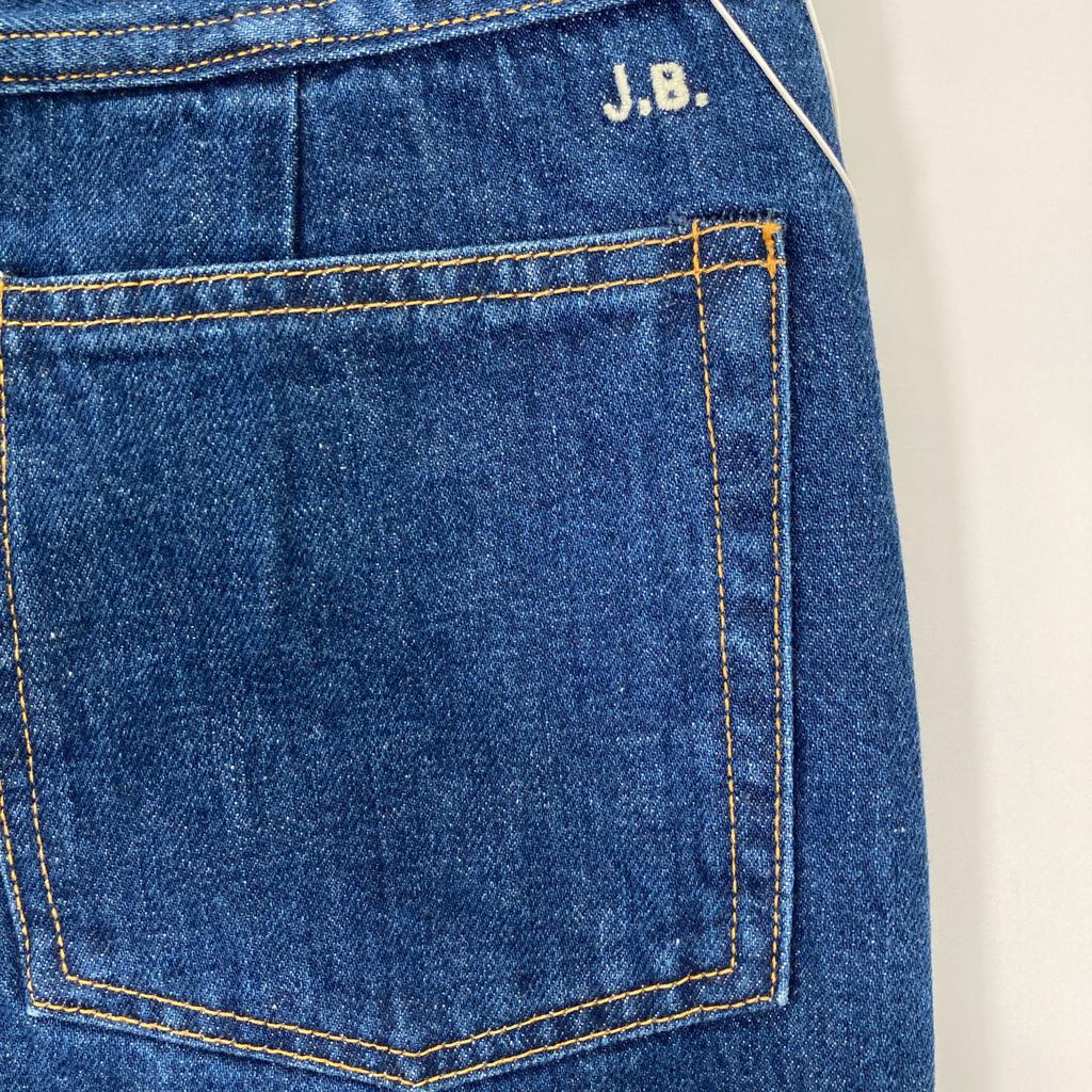 J.B.ATTIRE JBS-2402 Faded Blue Cotton Zip Fly Straight Denim Pants Bottoms 1 blueUsed