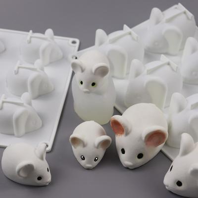 Little Mouse Shape Dessert Silicone Cake Mould DIY Ice Moule Mousse Pastry Decorating Gadgets Chocolate Mould for Baking