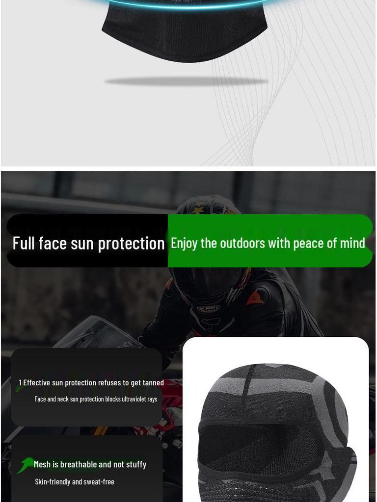 Cross-Border Cycling Face Mask: Windproof, Breathable Headgear for Autumn/Winter Outdoor Sports, Mountaineering, Skiing, Motorcycling
