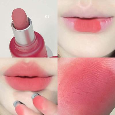 HERORANGE Soft Mist Language Velvet Lipstick Fat Mound Mist Surface Matte Not Easy To Stain Cup Appearance White Lipstick