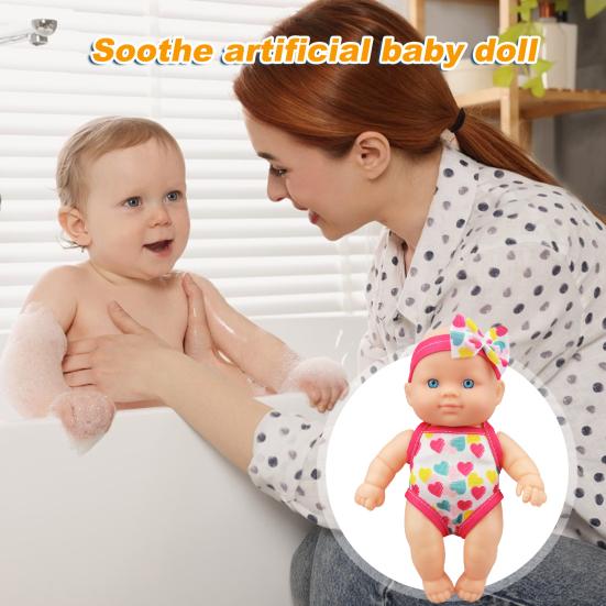 Păpușă pentru înotător Păpușă de înot de simulare impermeabilă cu articulații mobile Costum de baie detașabil Non-toxic