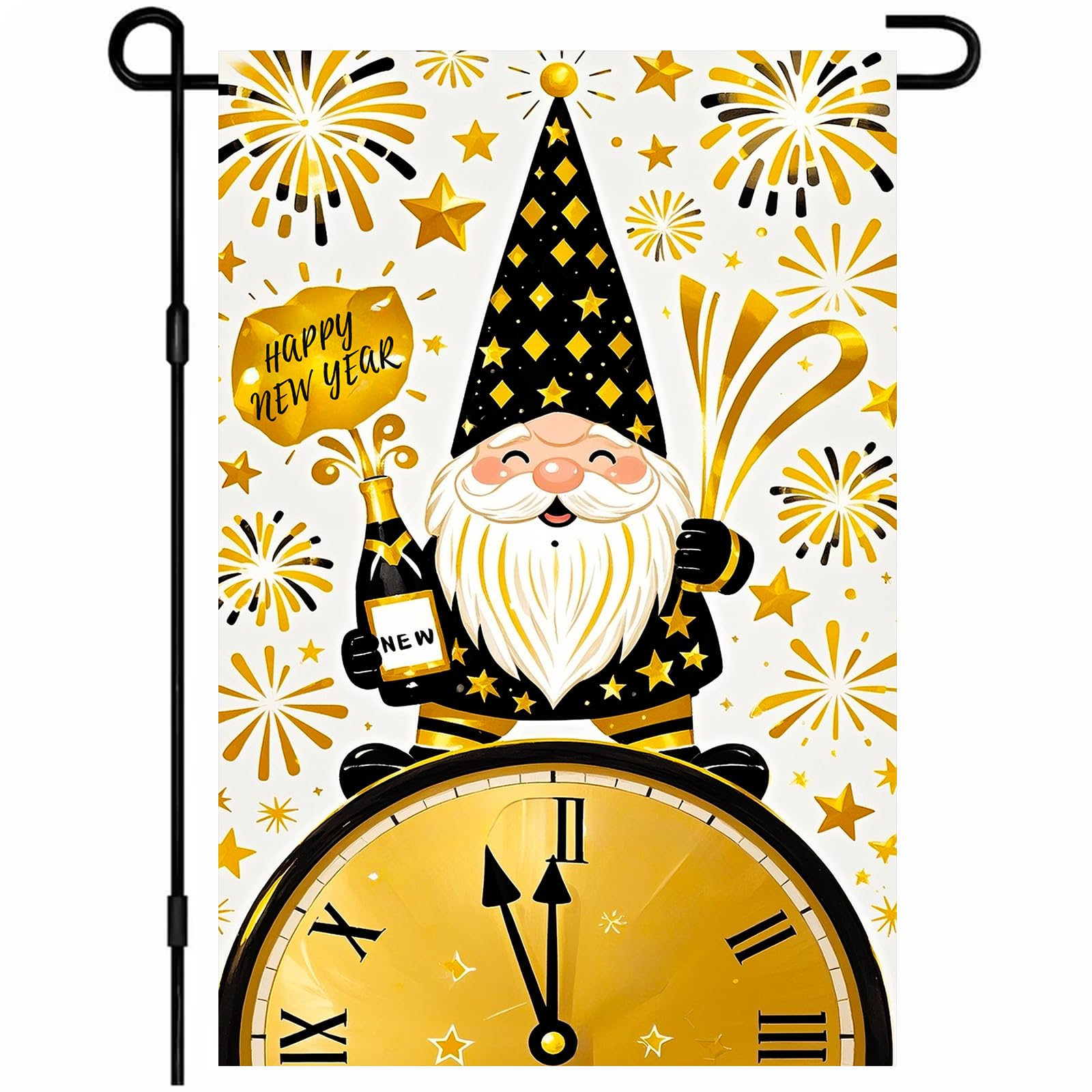 

New Year s Decoration Of Garden Atmosphere With Garden Flags One Size