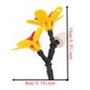 Hanging Design DIY Hummingbird Feeder Dual Flower Hanging Hummingbird Feeder  For Courtyard