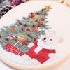 1Pc Christmas-themed Embroidery DIY Kit, Including Embroidery Frame But Excluding Tools.