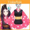 Exquisite Demon Slayer Kimetsu No Yaiba Makomo Cosplay Costume For Women With Perfect Stitches And Breathable Fabric