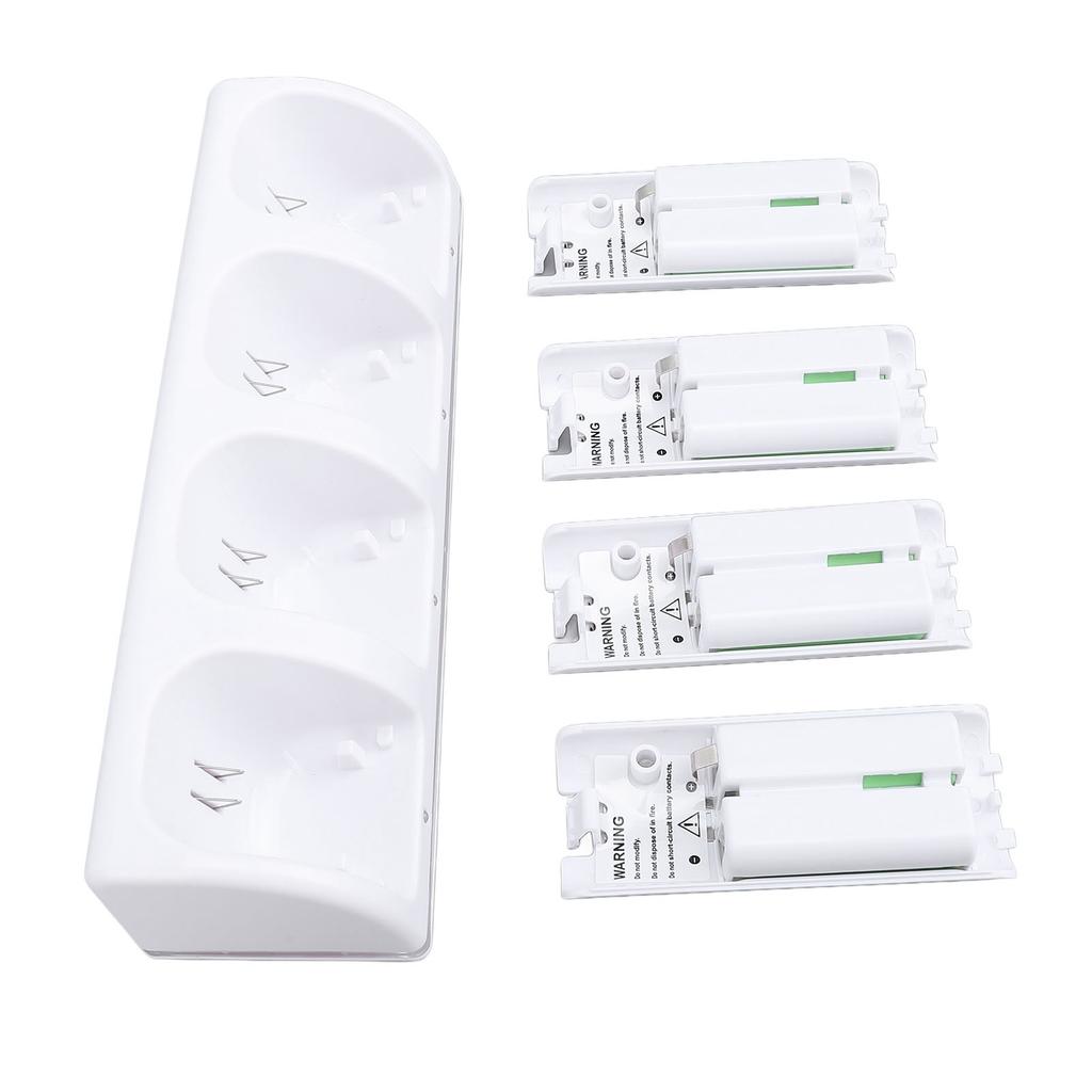 Controller  R Station for   Remotes Controller  R Dock Station with 4 Pack 2800mAh Re Able Battery