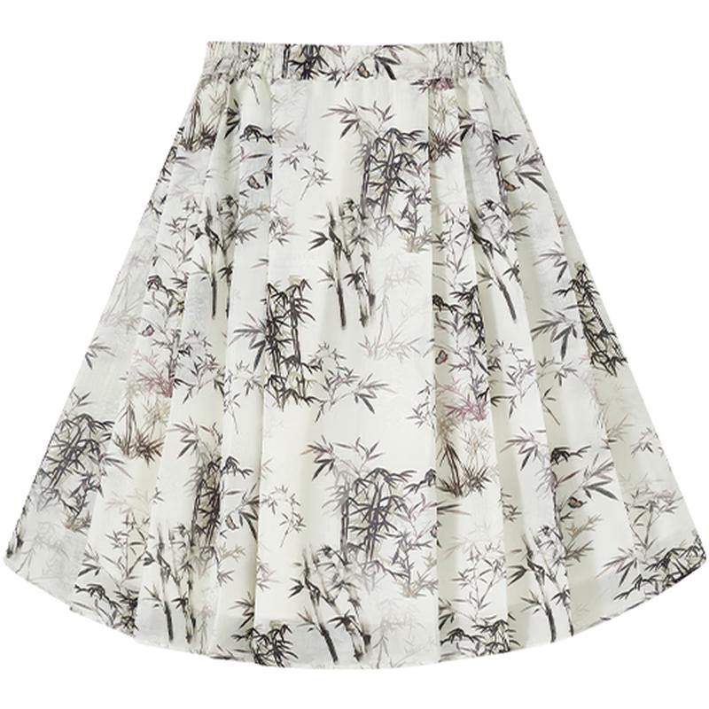 

YEEHOO Girls Hanfu-Inspired Pleated Skirt 120