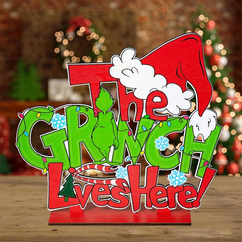 Wooden Christmas Door Decorations, Ornaments, Welcome Signs And Christmas Tree Decorations