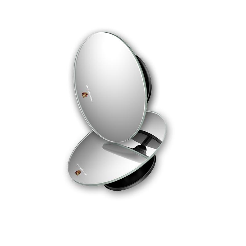 2Pcs 360 Degree Car Blind Spot Rear View Mirror Wide Angle Adjustable For Porsche Boxster Cayenne Panamera Macan Cayman 911 918 996 917 991