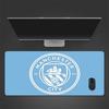 Tappetino Mouse Manchester City, Tappetino da Scrivania XXL per Gaming, Tappetino Mouse Antiscivolo XXL per Laptop e Tablet, Tappetino per Mini PC con Bordi Cuciti
