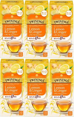 Twinings Limão e Gengibre 10 Saquetas x 6