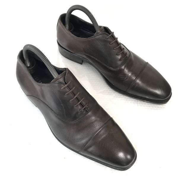 ISETAN MENS Läder McKay Rak Tå Skor [Italien/39/24.5/Brun] Affärsskor(BEGAGNAD)