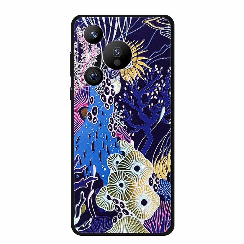 3D Emboss Case For Honor 400 Pro Phone Case Flower Shockproof Silicone Soft Coque For Honor400 Pro Back Cover Case 400Pro Funda