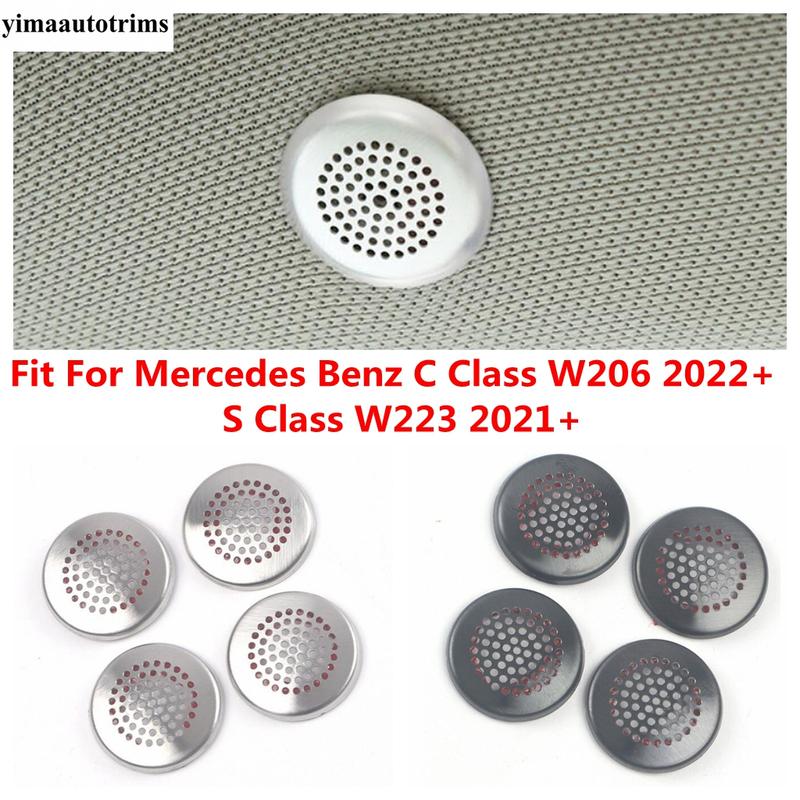 Car Roof Microphone Speaker Frame Cover Trim For Benz C Class W206 - 2025 / S Class W223 - 2025 Accessories Interior