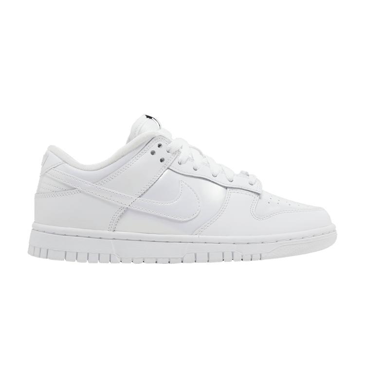 Nike Dunk Low SE Just Do It Белый Иридесцентный (Женский) 35.5
